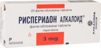 Risperidon Alkaloid 3 mg
